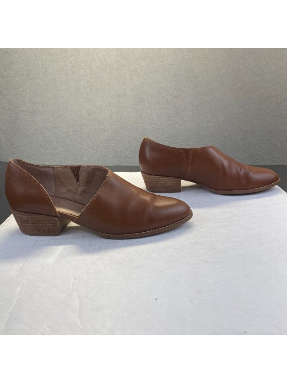 Madewell Shoes Womens  Lucie D'orsay Leather Cognac Size 8.5 - Picture 2 of 12